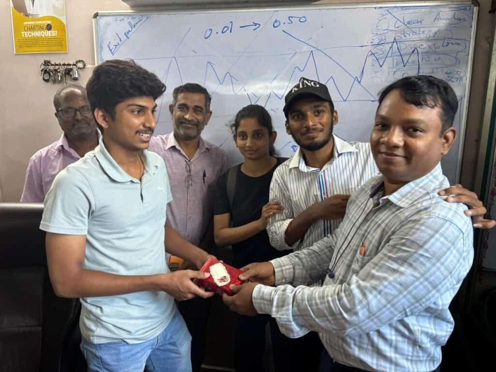 Trading Competition Lakhsanapathy Won Prize