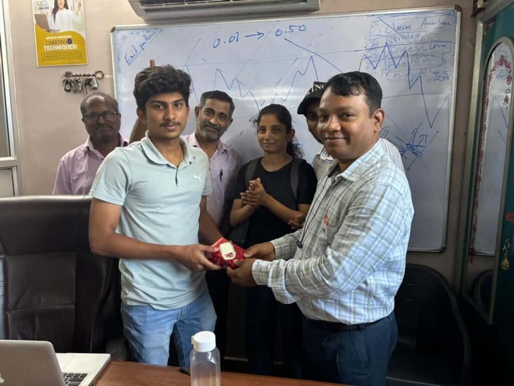 Trading Competition Lakhsanapathy Won Prize